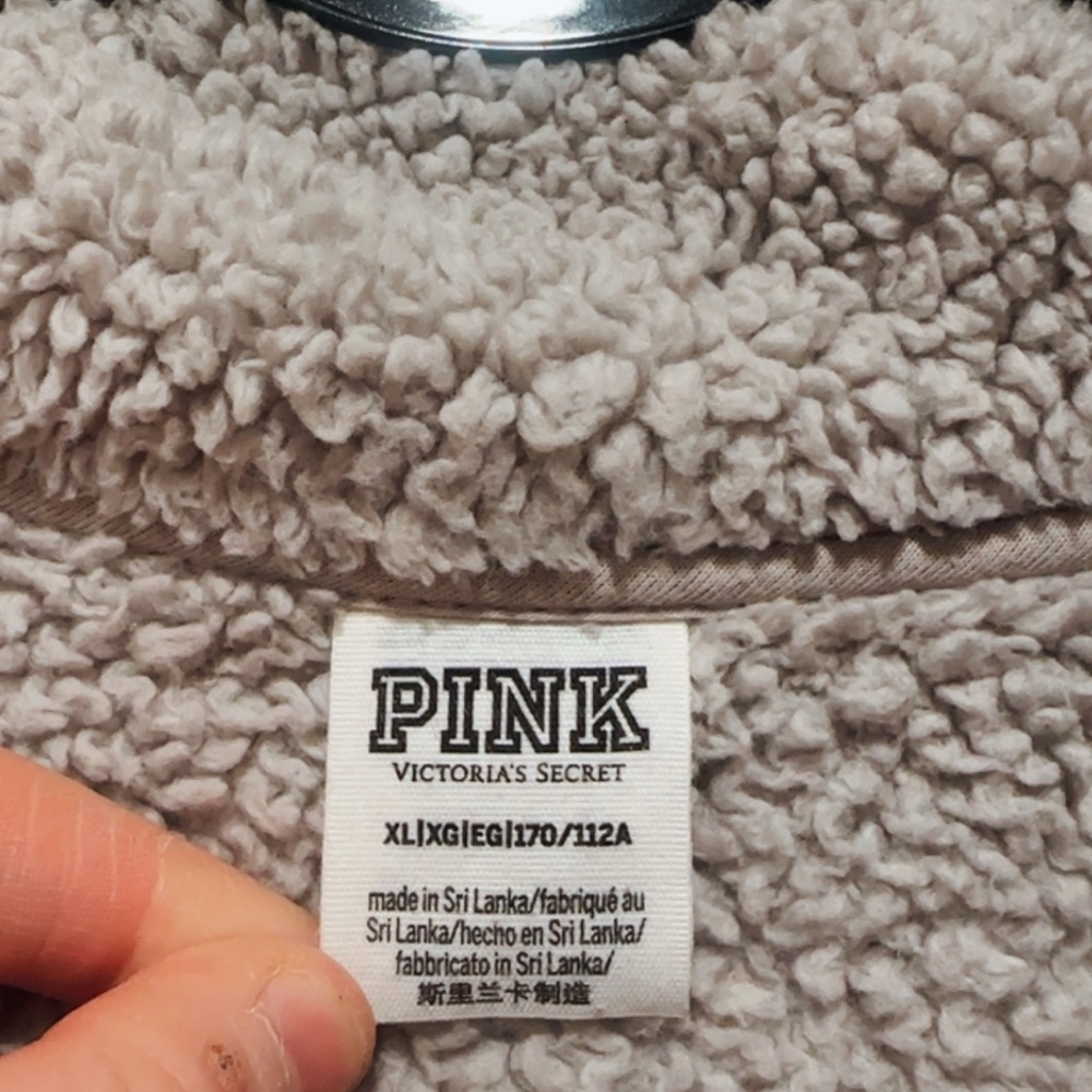 PINK Victoria's Secret Teddy Jacket - Cream - Picture 3 of 6